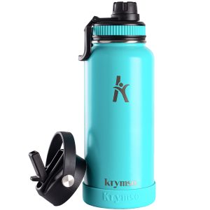 Water Bottle, Insulated Thermos Flask 950ml<span> - </span>Blue Chill