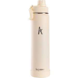 Water Bottle, Insulated Thermos Flask 750ml<span> - </span>Sand Beige