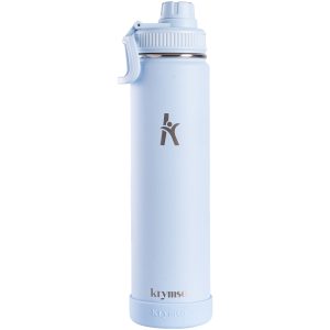 Water Bottle, Insulated Thermos Flask 750ml<span> - </span>Soft Blue