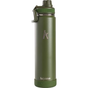 Water Bottle, Insulated Thermos Flask 750ml<span> - </span>Forest Green