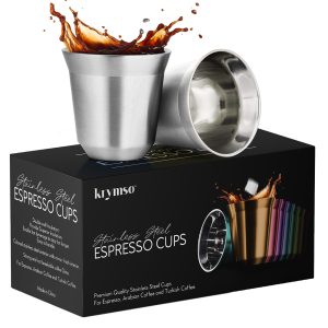 Espresso Cups – Set of 2<span> - </span>Silver