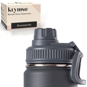 Water Bottle Lid Replacement Cap<span> - </span>Colored Lid, Graphite Grey